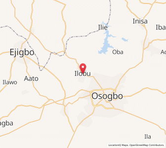 Map of Ilobu, Osun