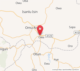 Map of Iloffa, Kwara