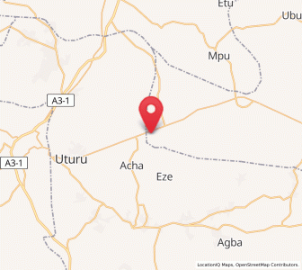 Map of Isiaka, Ebonyi