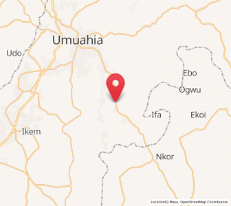 Map of Isiala Oboro, Abia