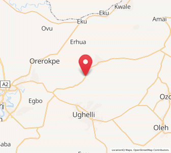 Map of Isiokolo, Delta