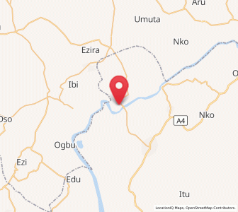 Map of Itigidi, Cross River