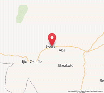 Map of Iwere-Ile, Oyo
