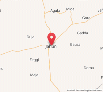 Map of Jahun, Jigawa