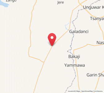 Map of Jikamshi, Katsina