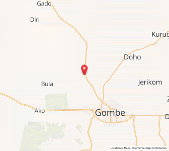 Map of Kafarati, Gombe