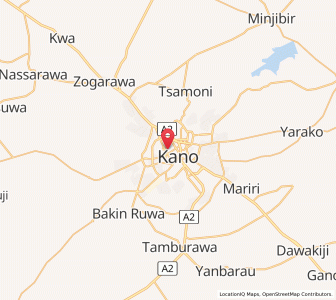 Map of Kano, Kano