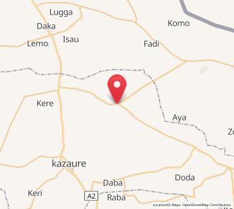 Map of Karkarna, Jigawa