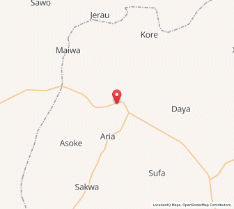 Map of Katagum, Bauchi