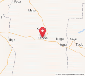 Map of Kebbe, Sokoto