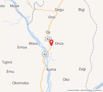 Map of Koton-Karfe, Kogi