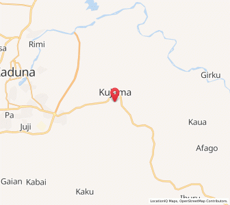 Map of Kujama, Kaduna
