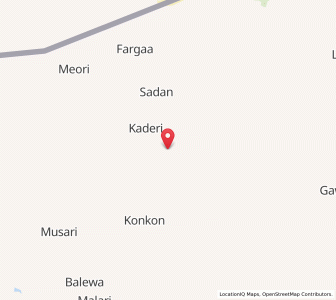 Map of Kumagunnam, Yobe