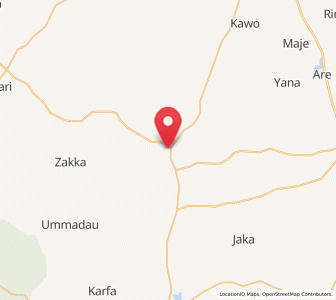 Map of Kurfi, Katsina