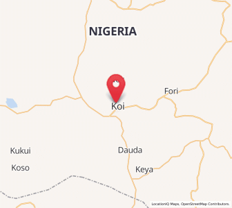 Map of Kwoi, Kaduna