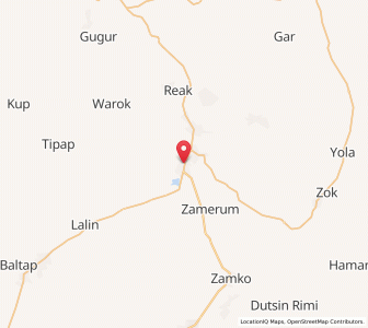 Map of Langtang, Plateau