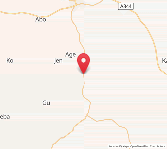 Map of Lessel, Benue