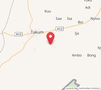 Map of Lissam, Taraba