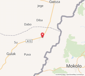 Map of Madagali, Adamawa
