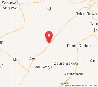 Map of Madobi, Kano