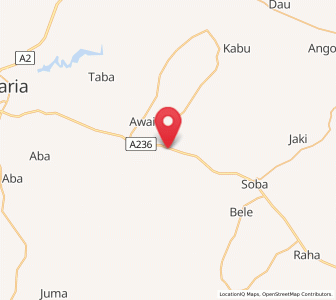 Map of Maigana, Kaduna
