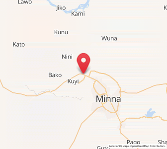 Map of Maikunkele, Niger