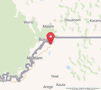 Map of Mallam Fatori, Borno