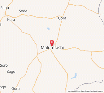 Map of Malumfashi, Katsina