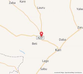 Map of Misau, Bauchi