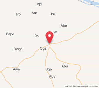 Map of Naka, Benue