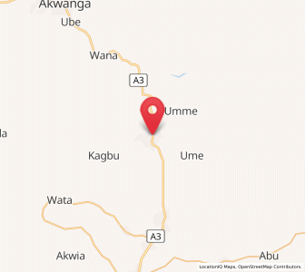 Map of Nasarawa Egon, Nassarawa