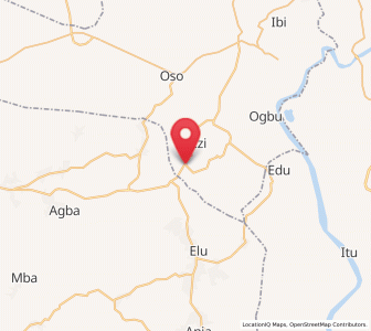 Map of Nguzu Edda, Ebonyi