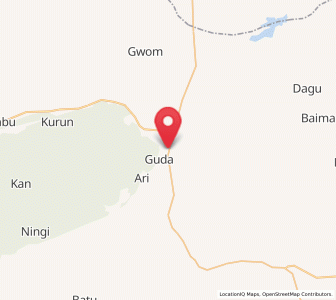 Map of Ningi, Bauchi
