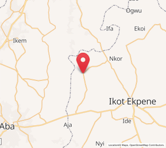 Map of Nto Edino, Akwa Ibom