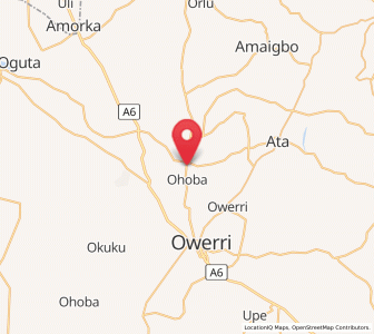 Map of Nwaorieubi, Imo