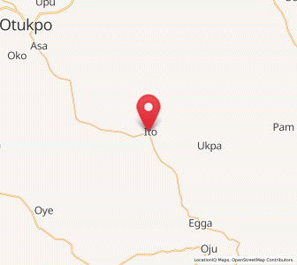 Map of Obarike-Ito, Benue