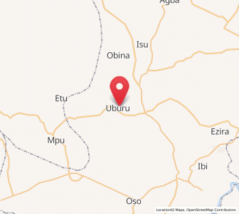 Map of Obiozara, Ebonyi