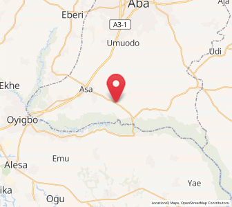 Map of Oke-Ikpe, Abia