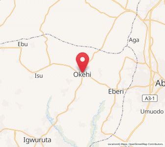 Map of Okehi, Rivers