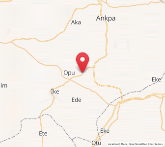 Map of Okpo, Kogi