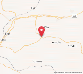 Map of Okpoga, Benue