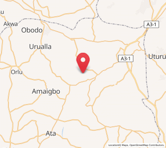 Map of Okwe, Imo