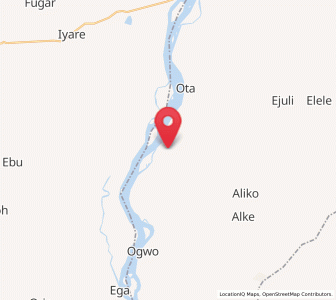 Map of Onyedega, Kogi