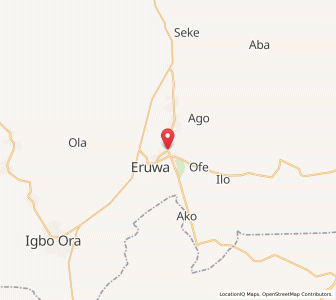 Map of Orita-Eruwa, Oyo