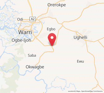 Map of Otor-Udu, Delta