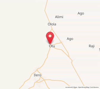 Map of Otu, Oyo