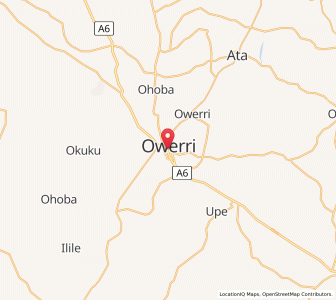 Map of Owerri, Imo