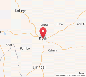 Map of Ribah, Kebbi