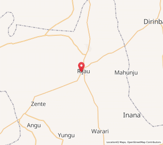 Map of Rijau, Niger