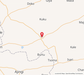 Map of Ringim, Jigawa